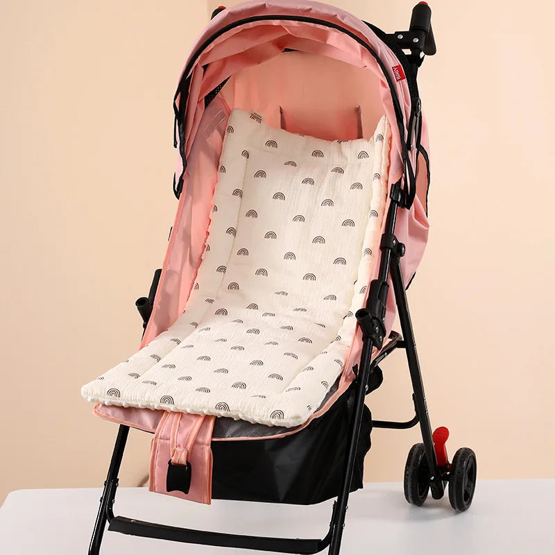 Baby Stroller Seat Cushion – Soft Breathable Pushchair Mattress Pad