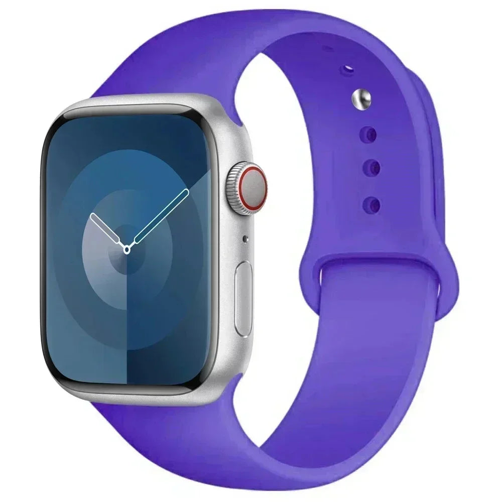 Apple Watch Series Silicone Band (38mm - 42mm) (available in 45 colours)