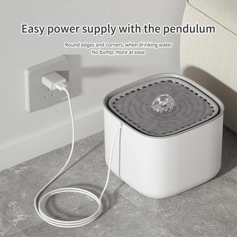 3L Automatic Cat Water Fountain – USB Pet Water Dispenser with Filtration System