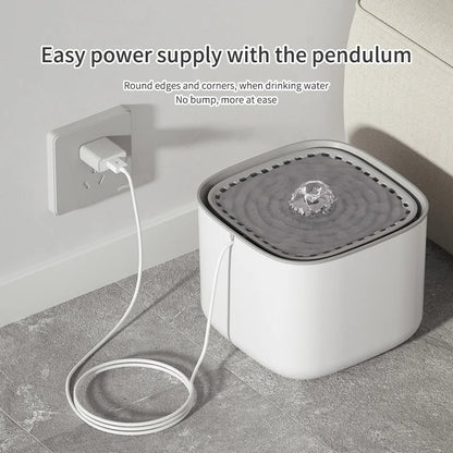 3L Automatic Cat Water Fountain – USB Pet Water Dispenser with Filtration System