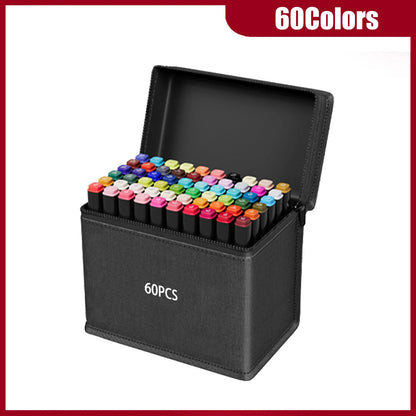Dual Tip Alcohol Markers – Permanent Art & Illustration Marker Set (24–262 Colours)