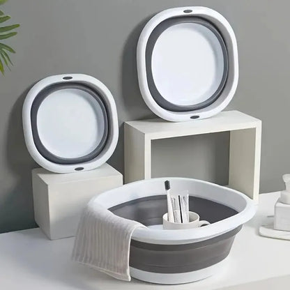 Collapsible Foot Soak Basin – Foldable Pedicure & Multi-Purpose Wash Tub
