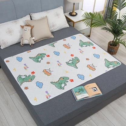 Reusable Waterproof Bed Protector Mat – Washable Mattress Pad for Babies, Toddlers & Pets