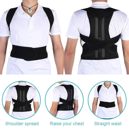 Adjustable Posture Corrector Vest – Back & Shoulder Support Brace
