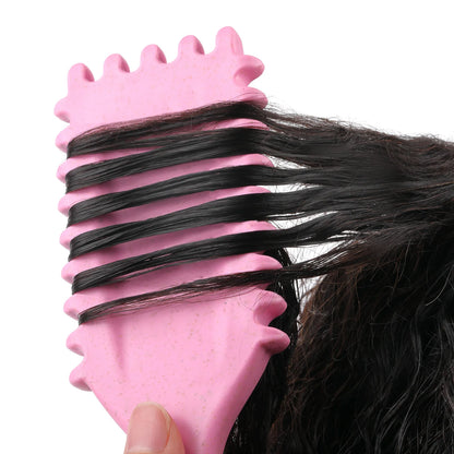 Curly Hair Styling Brush – Nylon Bristle Detangling & Curl Defining Brush