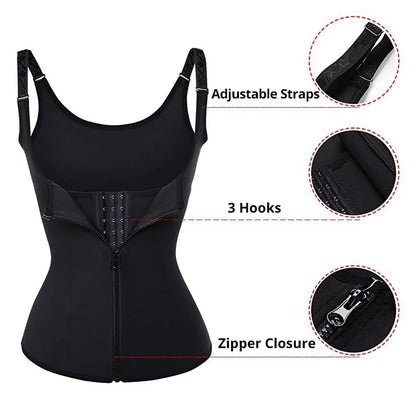Waist Trainer Shapewear Tank – Tummy Control Compression Top