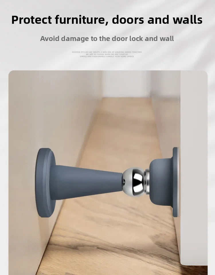 Adhesive Door Stopper with Strong Suction – No Drilling Required