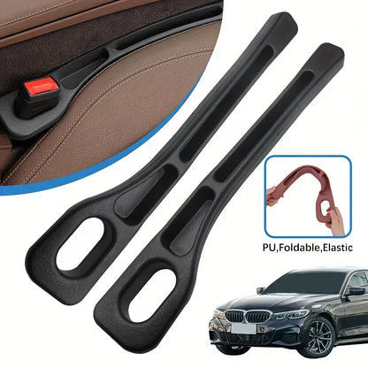 2PCS Car Seat Gap Filler Organiser – Waterproof Seat Gap Plug Strips
