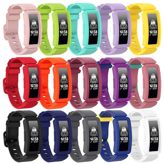 Silicone Strap for The Fitbit Ace 2/3 & Inspire Series (16 colours available)