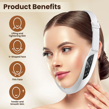 EMS V-Face Massager – Rechargeable Microcurrent Facial Massage Device