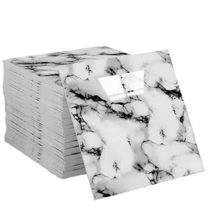 PVC Self-Adhesive Marble Waterproof Floor Tiles (available in 10 designs)