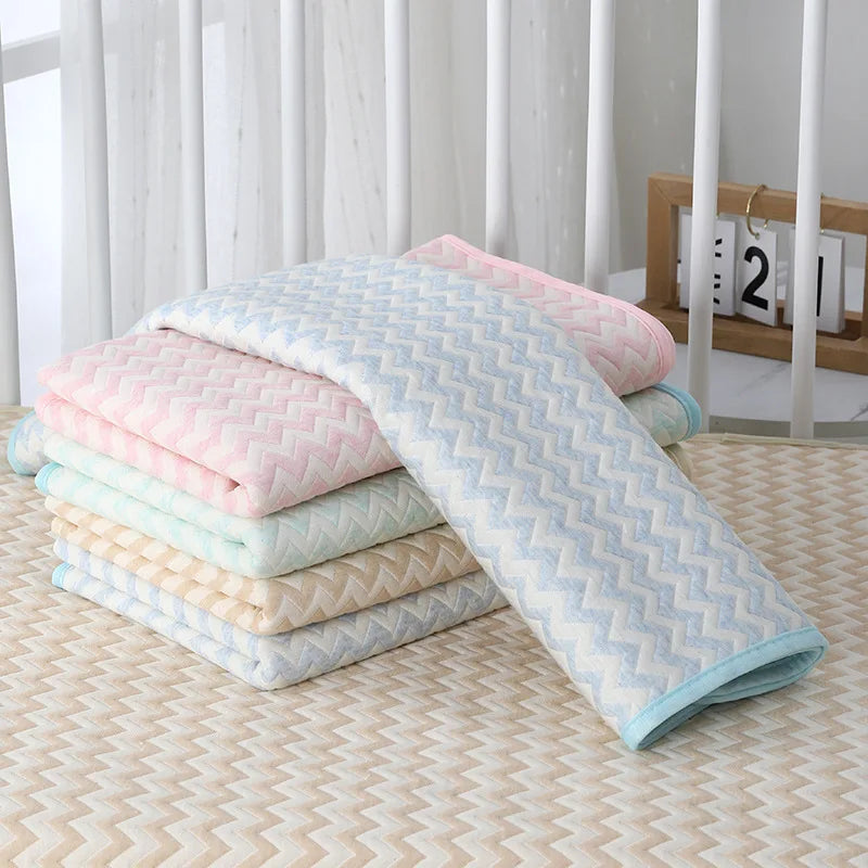 Reusable Waterproof Baby Changing Mat – 50 × 70cm Cotton Nappy Change Pad