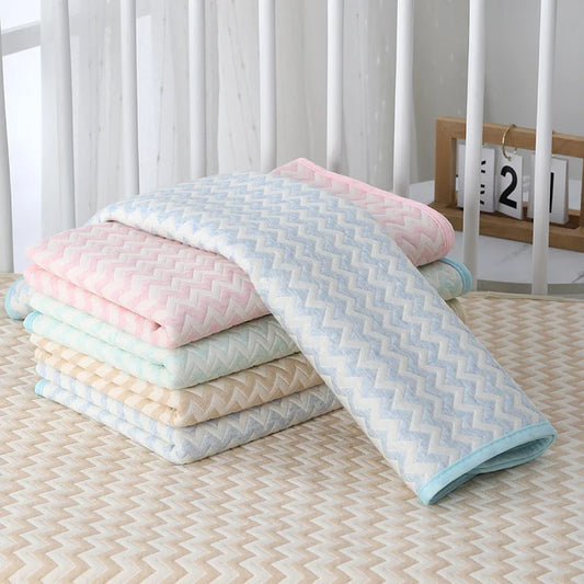 Reusable Waterproof Baby Changing Mat – 50 × 70cm Cotton Nappy Change Pad