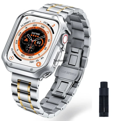 Stainless Steel Strap for the Apple Watch Ultra/Series 3–10 (38–49mm) (2 sizes & 18 colours available)