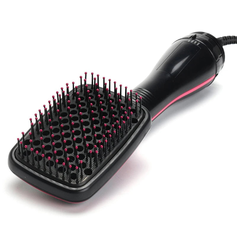 3-in-1 Hot Air Hair Dryer Brush – Ionic Blow Dryer, Straightener & Styling Comb