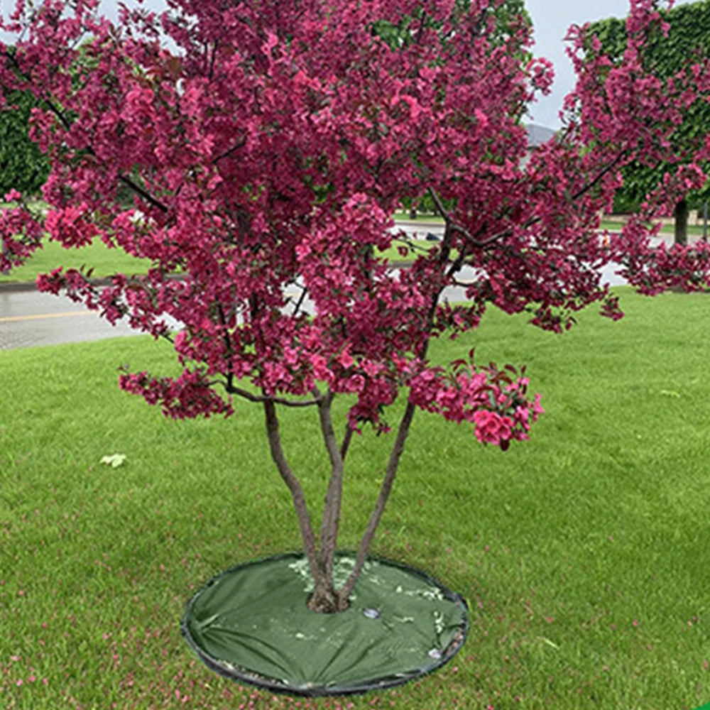 Round Weed Barrier Mats – Breathable Tree & Plant Mulch Rings