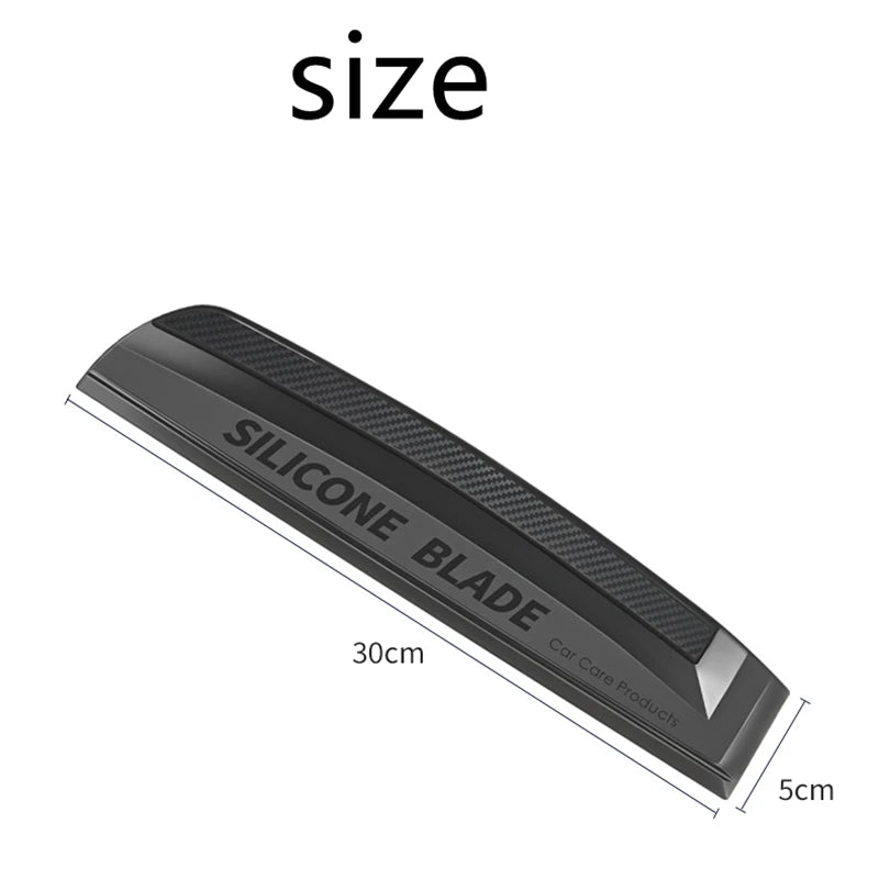 Soft Silicone Car Squeegee – Scratch-Free Water Blade for Car Windows & Glass