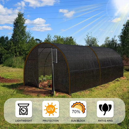 Heavy-Duty Shade Cloth – 70–80% UV Shade Net for Garden, Greenhouse & Privacy Screening