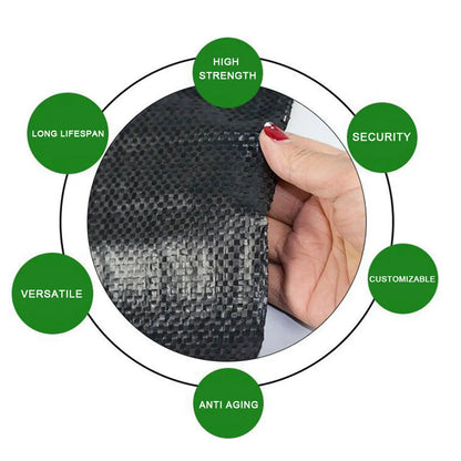 PE Woven Weed Control Fabric – Water Permeable Garden & Landscape Barrier