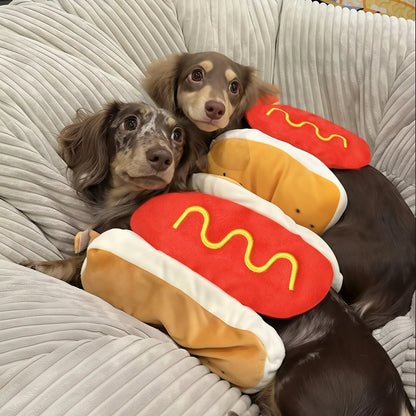 Funny Hot Dog Pet Costume – Dog & Puppy Halloween Dress-Up Outfit