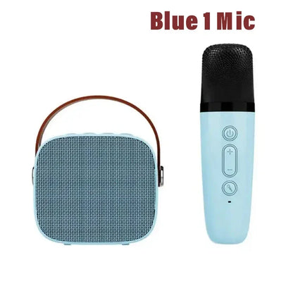 Portable Karaoke Machine with Wireless Microphones – Bluetooth Speaker & Home KTV System