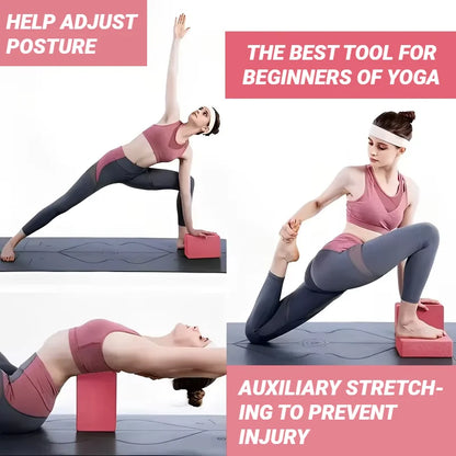 Yoga Block Foam Brick – Pilates, Stretching & Fitness Support Block