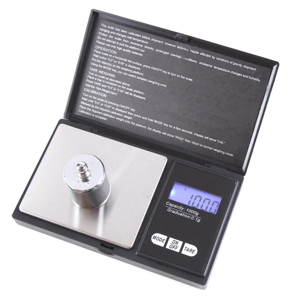 Mini Jewelry Pocket Scale 0.01g Digital Stainless Steel Portable Balance (4 sizes available)