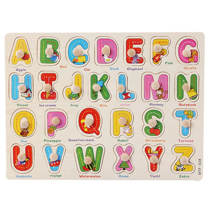 Montessori Wooden Animal Puzzle Board – Educational Learning Toy (1–3 Years)