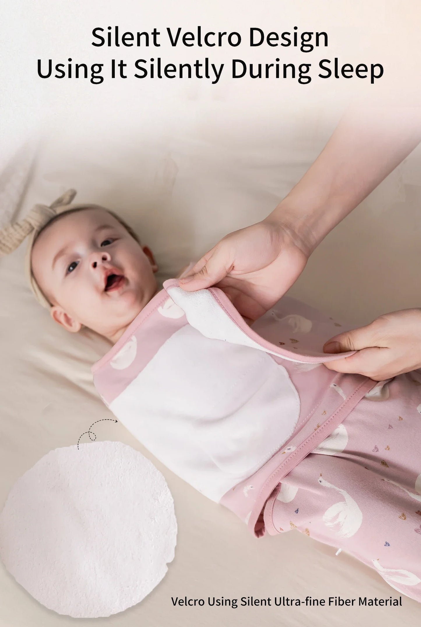 Baby Swaddle Wrap with Cap – Cotton Anti-Startle Newborn Blanket