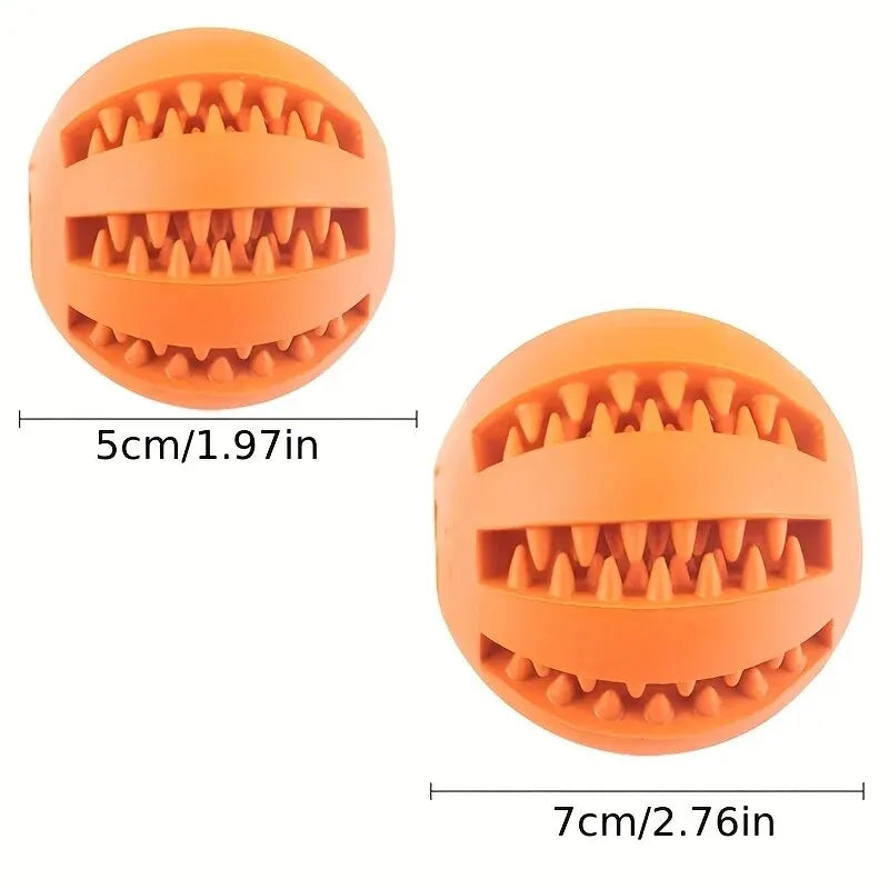 Interactive Treat Dispensing Dog Ball – Chew Toy & Slow Feeder