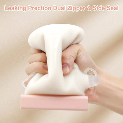 Reusable Silicone Breast Milk Storage Bag – 320ml Self-Standing Freezer Bag
