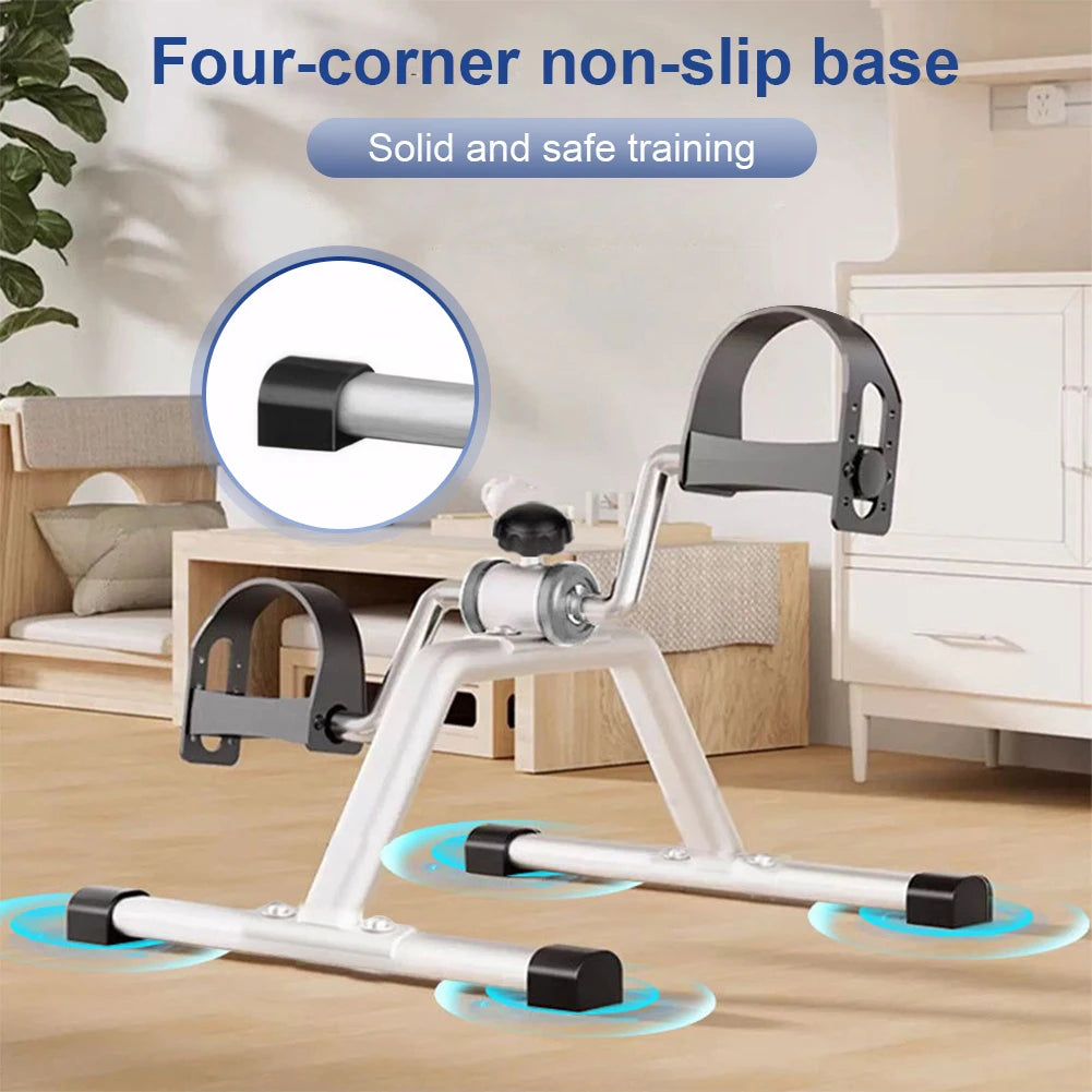 Folding Pedal Exerciser – Adjustable Resistance Arm & Leg Exercise Bike
