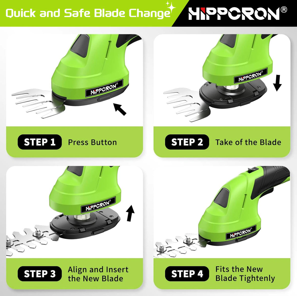 2-in-1 Cordless Hedge Trimmer & Grass Shears – Rechargeable 7.2V Garden Trimmer