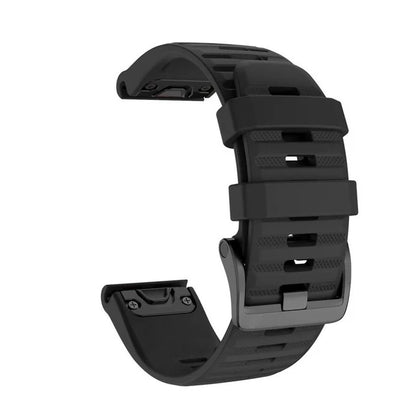 QuickFit Silicone Strap for the Garmin Descent MK1/MK2/MK2i, Enduro/2, Tactix Delta (26mm) (10 colours available)