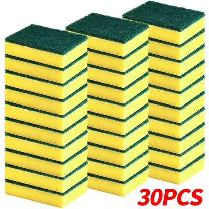 Kitchen Cleaning Sponges – Double-Sided Scrub Sponge Set