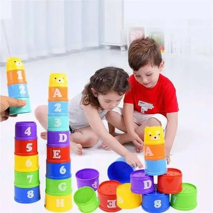 Educational Stacking Cups – Numbers, Letters & Early Learning Game