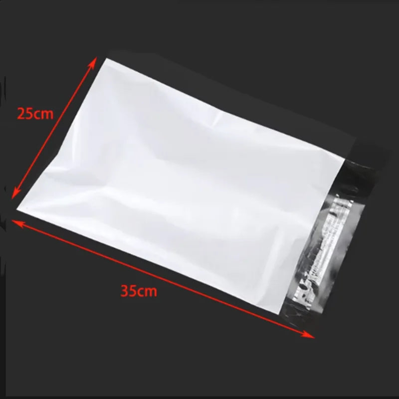 White Self-Sealing Courier Bags – Waterproof Shipping & Mailing Satchels