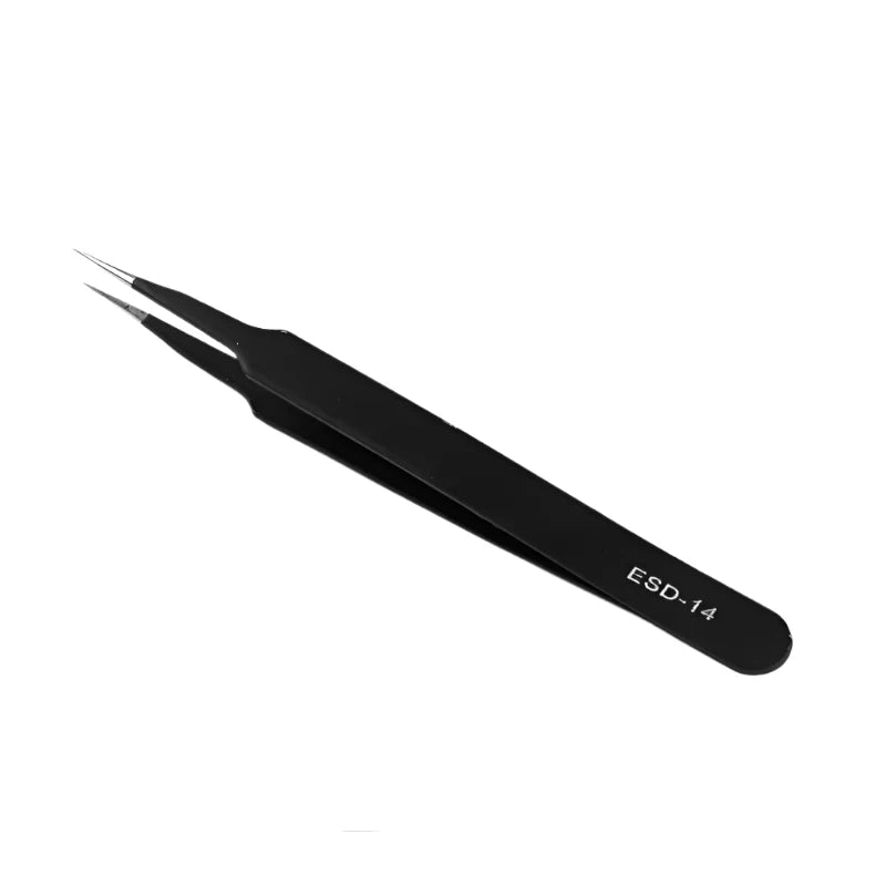 Anti-Static ESD Stainless Steel Curved Tweezers (6 different types available)