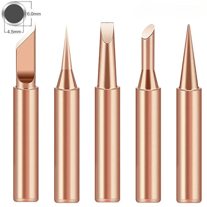 Soldering Iron Copper Tip Set - 900M (5pcs)