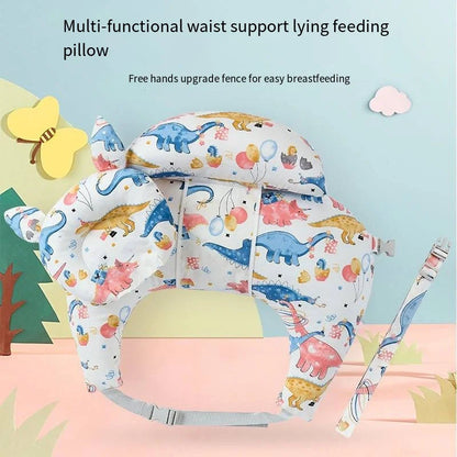 Newborn Breastfeeding & Nursing Pillow – Multifunctional Feeding and Waist Support Cushion