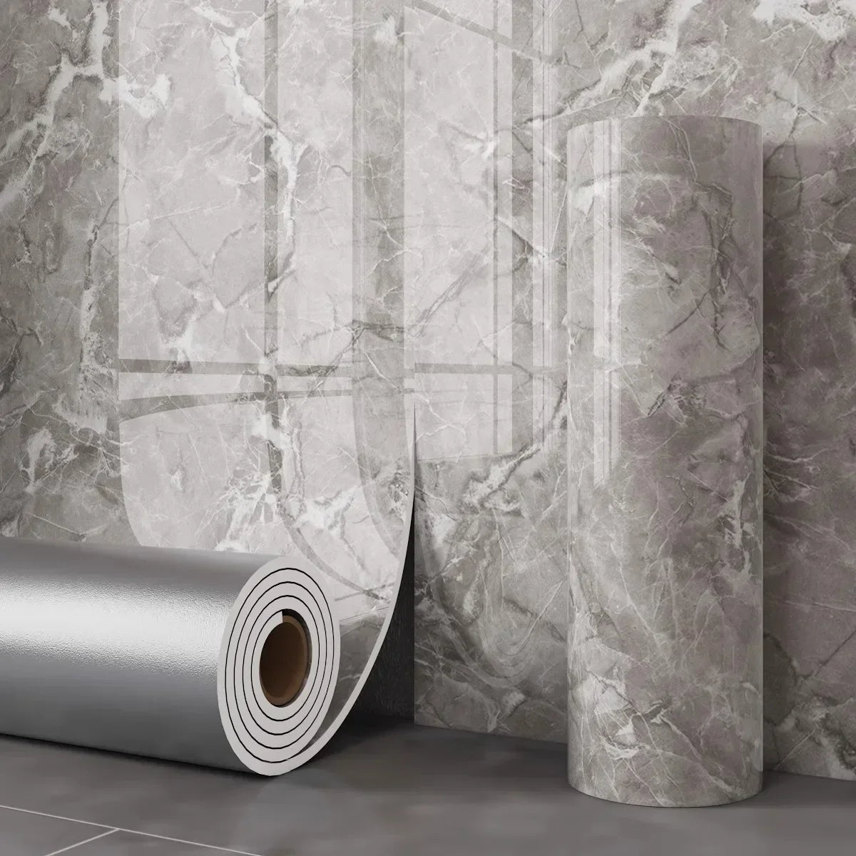 Thick Foam Marble Peel & Stick Wallpaper (available in 8 designs)