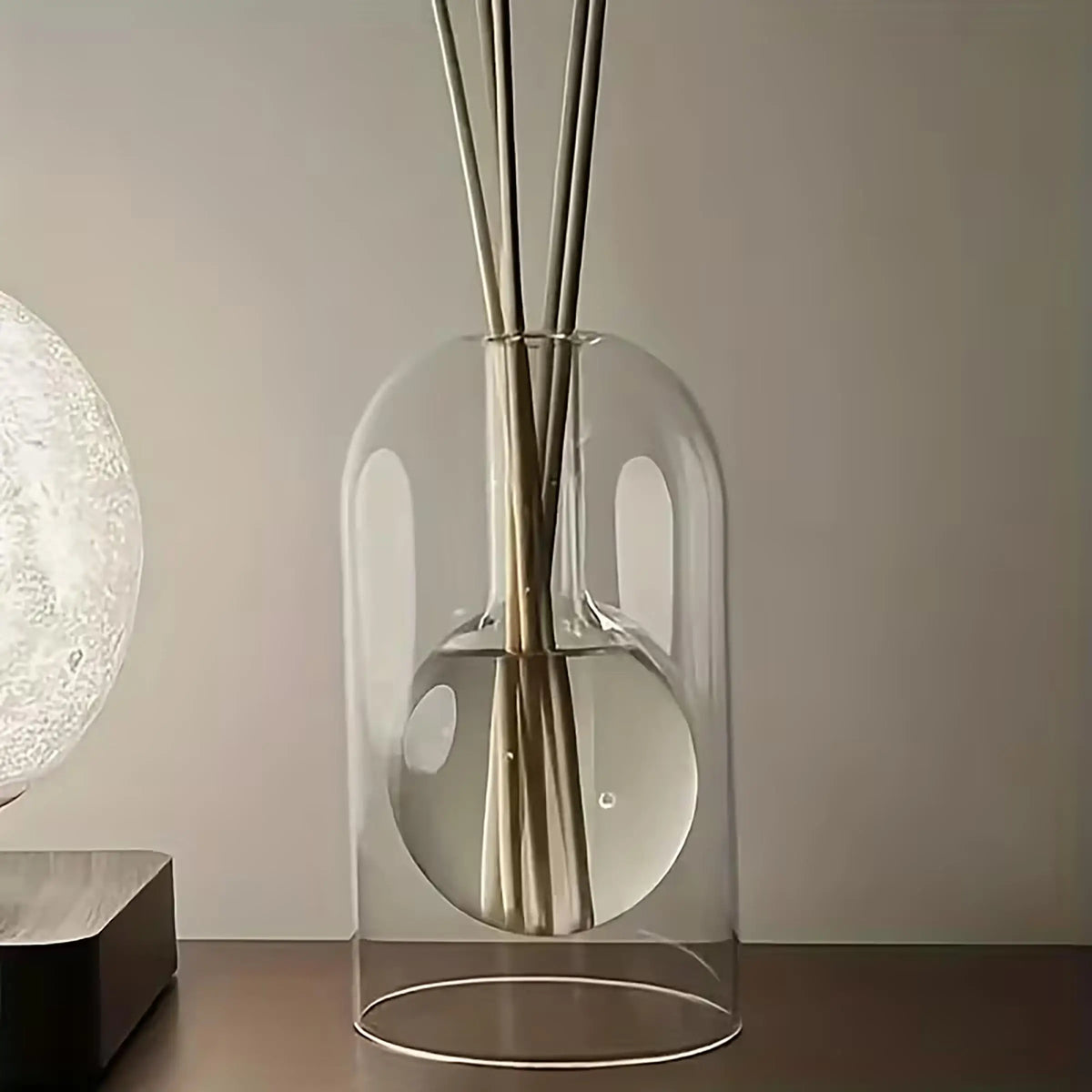Glass Reed Diffuser Bottle – Decorative Aromatherapy Vase