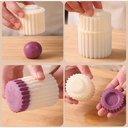 Double-Head Pastry & Mooncake Mould – Sunflower Pattern Press