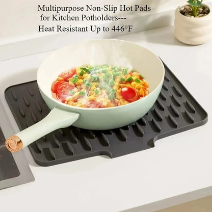 Silicone Kitchen Drain Mat – Non-Slip Sink & Countertop Drying Mat