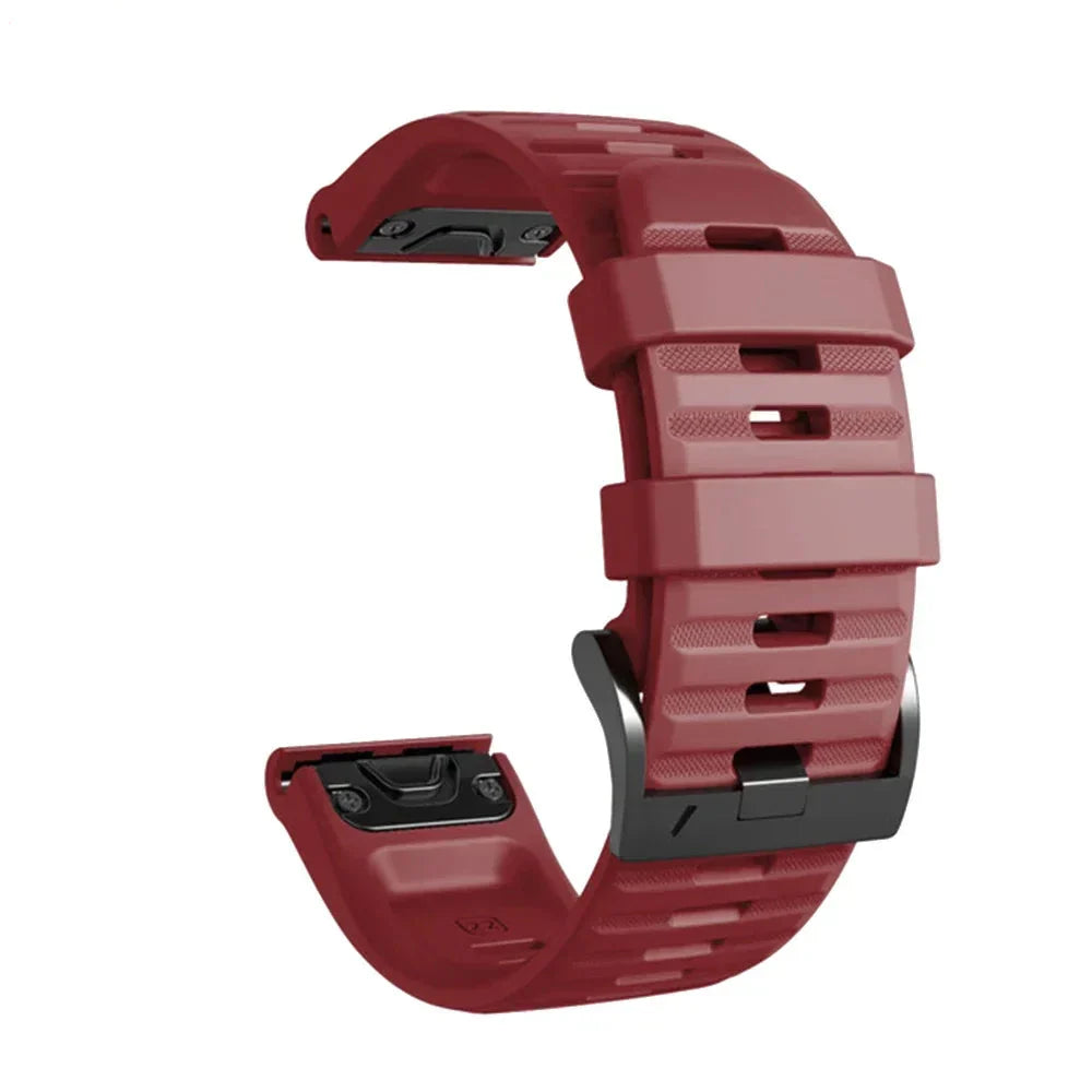 QuickFit Silicone Strap for the Garmin Flagship Models (2 sizes & 46 colours available)