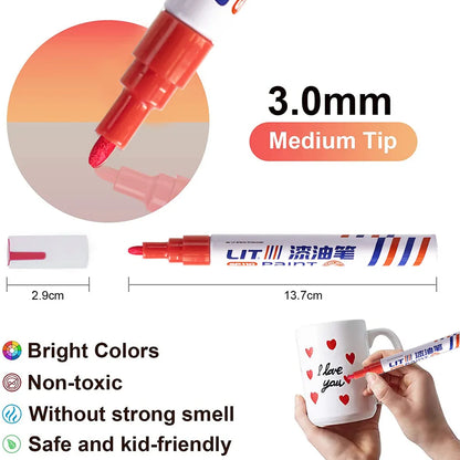 Car Scratch Repair Pen – Waterproof (12 colours available)
