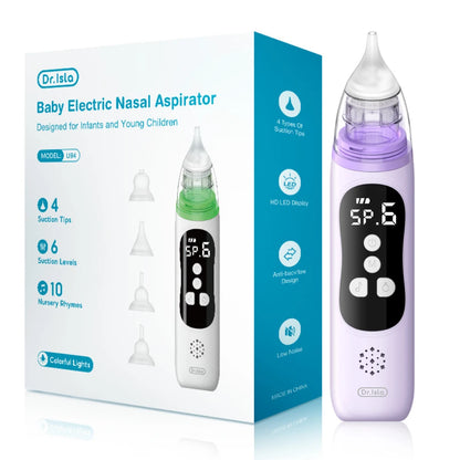 Electric Baby Nasal Aspirator – Adjustable Suction Nose Cleaner