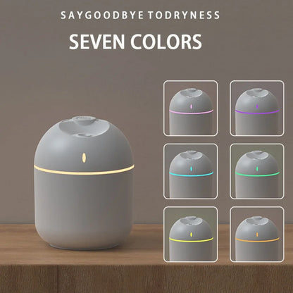 270ml USB Air Humidifier & Aroma Diffuser with LED Night Light