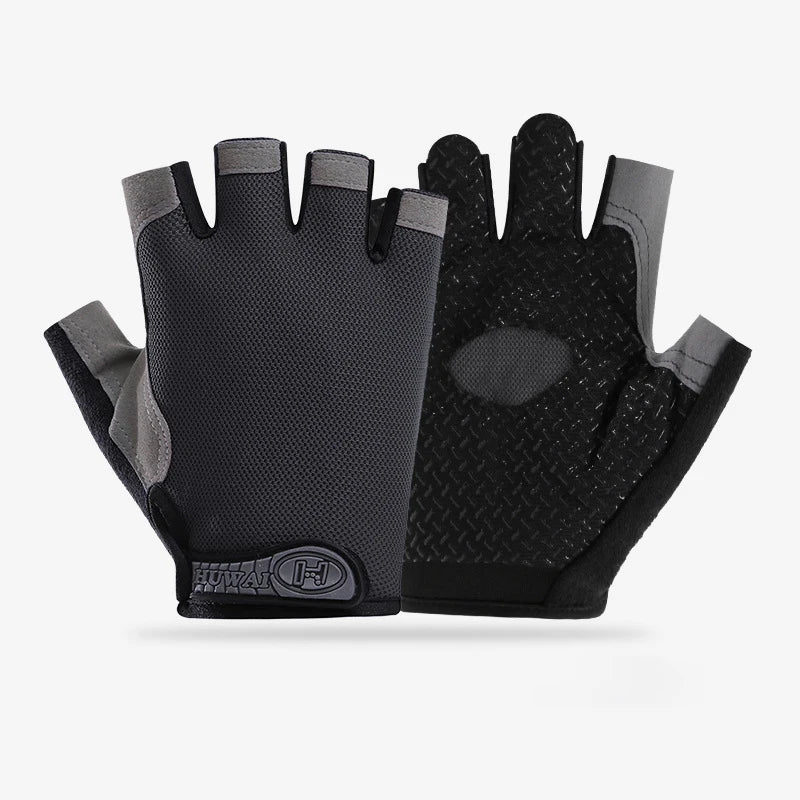 Fingerless Gym & Training Gloves – Breathable Non-Slip Workout Gloves for Men & Women