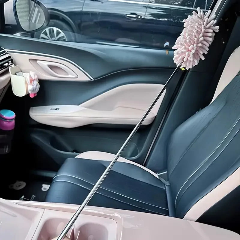 Extendable Microfibre Duster – Flexible Dust Cleaning Brush for Home & Car